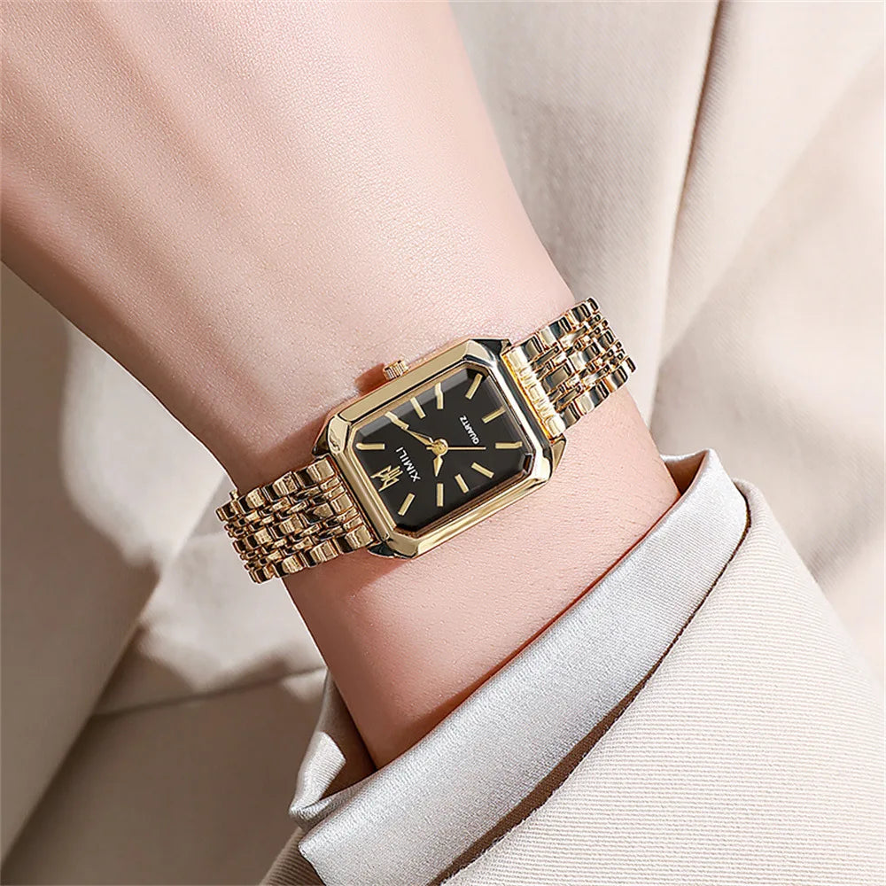 Light Luxury Women’s Stainless Steel Quartz Watch