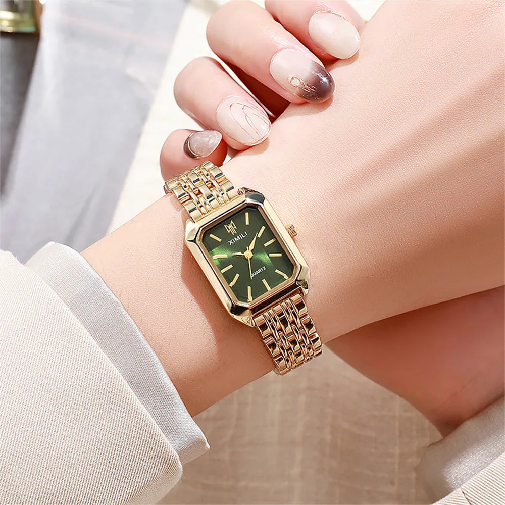Light Luxury Women’s Stainless Steel Quartz Watch