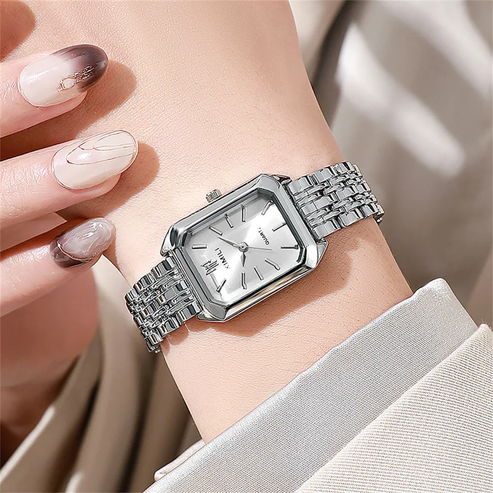 Light Luxury Women’s Stainless Steel Quartz Watch