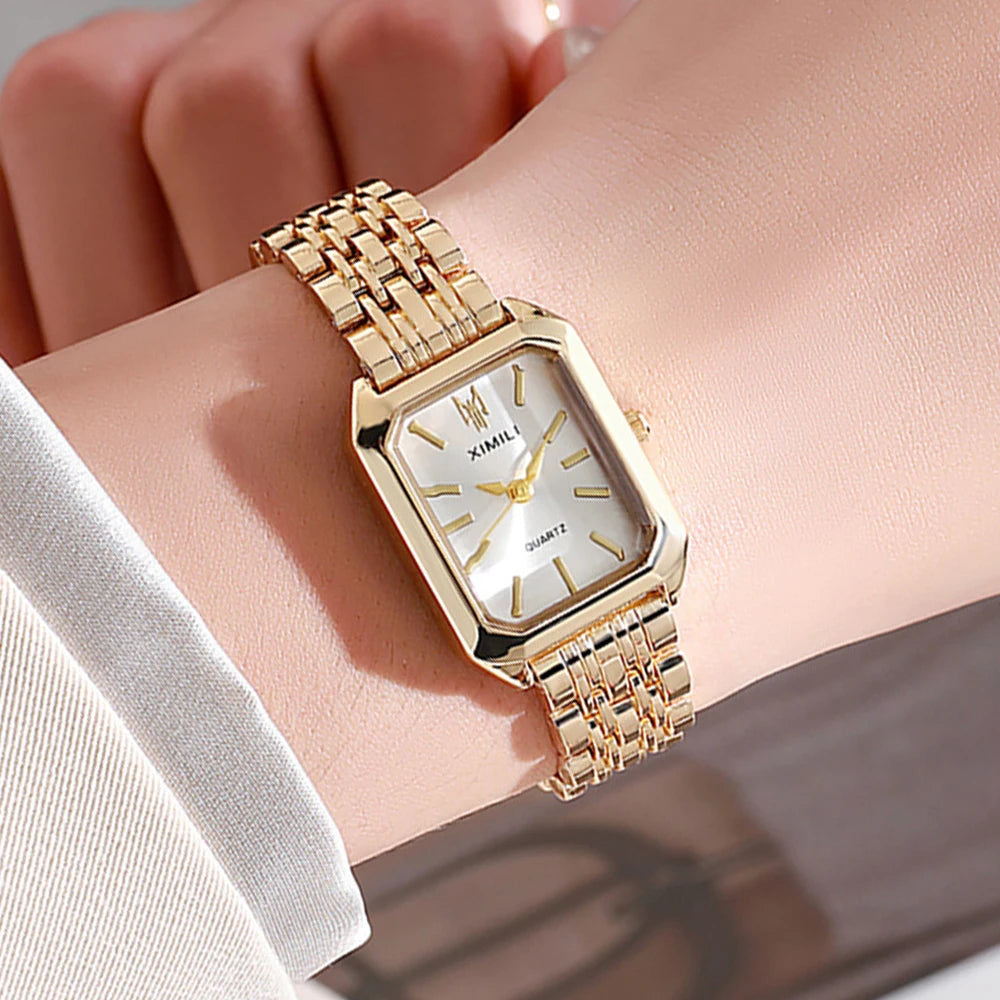 Light Luxury Women’s Stainless Steel Quartz Watch